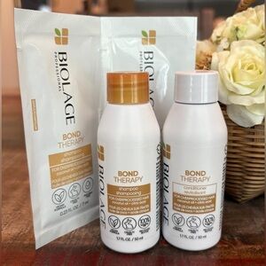 Biolage Bond Therapy Shampoo and Conditioner Set - White and Gold